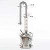 Column for capping 30/350/t copper CLAMP 2 inches for heating element