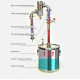 Mast column "Aroma" 30/350/t (1,5 inches) for heating elements в Челябинске
