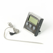 Remote electronic thermometer with sound