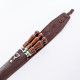 A set of skewers 670*12*3 mm in brown leather case в Челябинске