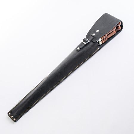 A set of skewers 670*12*3 mm in a black leather case в Челябинске