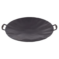 Saj frying pan without stand burnished steel 35 cm