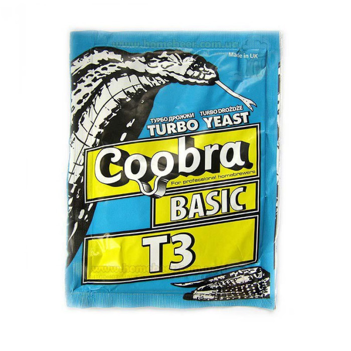 Turbo yeast alcohol "COOBRA" BASIC T3 (90 gr) в Челябинске