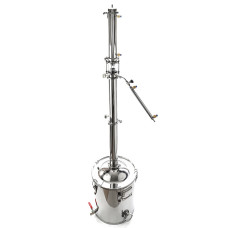Packed distillation column 50/400/t with CLAMP (3 inches)