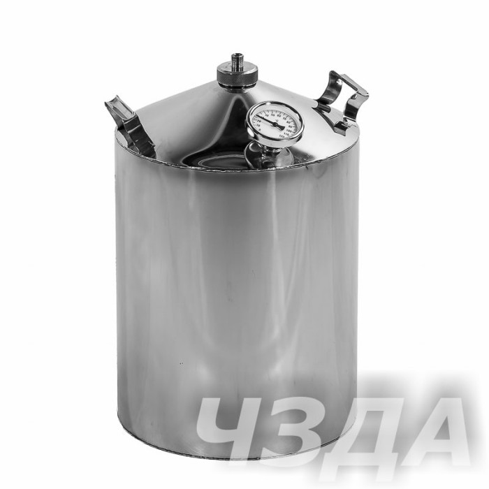 Перегонный куб для самогонного аппарата "Горилыч" 20/35/t с термометром в Челябинске