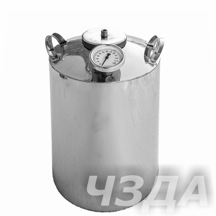 Перегонный куб для самогонного аппарата "Горилыч" 12/75/t c термометром в Челябинске
