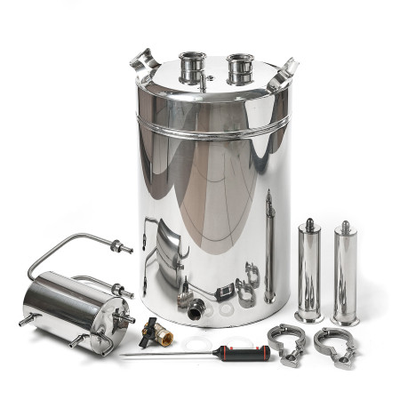 Cheap moonshine still kits "Gorilych" double distillation 20/35/t (with tap) CLAMP 1,5 inches в Челябинске