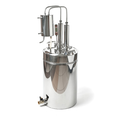 Cheap moonshine still kits "Gorilych" double distillation 20/35/t (with tap) CLAMP 1,5 inches в Челябинске