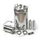 Cheap moonshine still kits "Gorilych" double distillation 10/35/t with CLAMP 1,5" and tap в Челябинске
