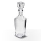 Бутылка (штоф) "Элегант" стеклянная 0,5 литра с пробкой  в Челябинске