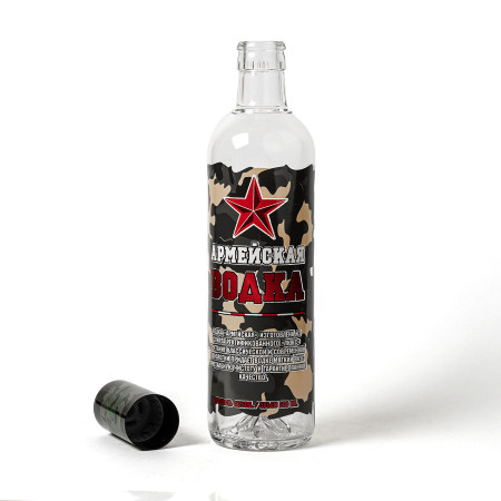 Бутылка сувенирная "Армия" 0,5 литра в Челябинске