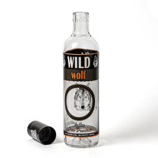 Бутылка сувенирная "Волк" 0,5 литра