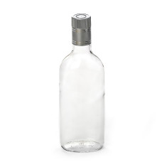 Бутылка "Фляжка" 0,5 литра с пробкой гуала